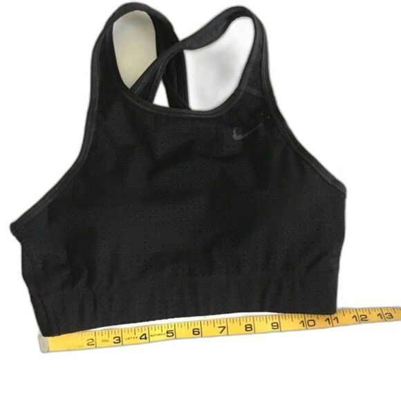 Nike Sports Bra Classic Crossback Black sz XS / S Removeable Pads Breathable - Picture 11 of 12